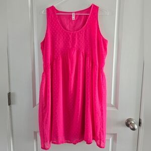 Zenana Outfitters Pink Sleeveless Dress